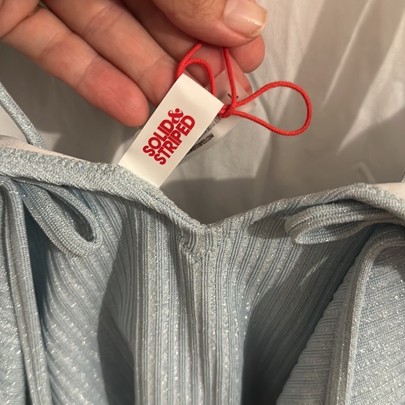 NWOT Solid and Striped swimsuit - Picture 4 of 5